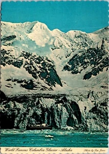 Columbia Glacier Cruise Ship Prince William Sound Alaska Postcard - Bild 1 von 2