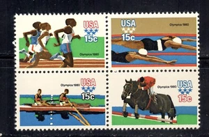 #1791-94 1979 15-cent Summer Olympics se-tenant block of 4 MNH - Picture 1 of 1
