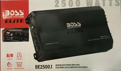 BOSS Audio - BE2500.1 - Monoblock Amplifier - 2500 Watts, 2/4 Ohm - Image 1 of 3