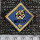 Cub Scout Bobcat Rang Uniform Shirt Tasche Aufnäher blau gelb bestickt BSA MV4
