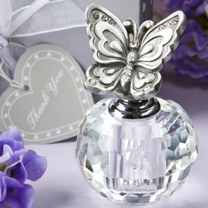 Perfume bottle (SET OF Three) Whimsical butterfly crystal - Picture 1 of 3