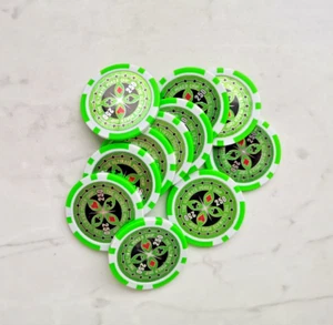 poker chips 250er x 10 Stück, Casino Chips für Poker, Blackjack, Texas Hold’em - Bild 1 von 1