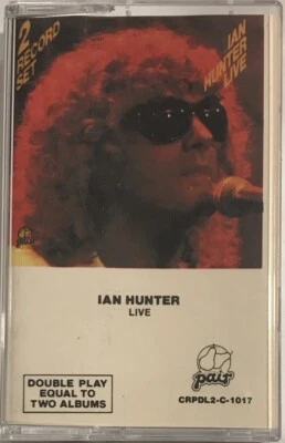 Ian Hunter - Live Cassette 1983 Chrysalis Records - CRPDL-C-1017 - Image 1 of 2