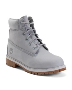 TIMBERLAND Botas de Cuero Premium Impermeables con Cordones (Niño Grande) - Imagen 1 de 2