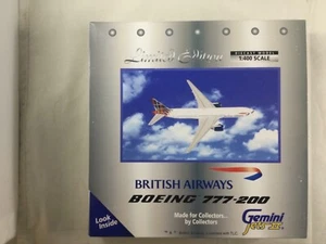 Gemini Jets gjbaw355 1:400 Diecast Airliner British Airways Boeing 777-200 Limit - Picture 1 of 1