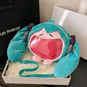 Anime Hatsune Miku Bag Q Version Kawaii Figure Bag Model Doll Shoulder Bag - Picture 1 of 5