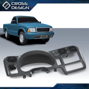 GRAY DASH BEZEL DOUBLE DIN FIT FOR 1998-2004 CHEVY S-10 GMC SONOMA JIMMY BLAZER - Imagen 1 de 12