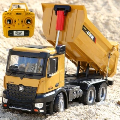HUINA Dumper Kipper LKW Modell Spielzeug 1/14 1582 RC Auto 2.4G Fernbedienung - Bild 1 von 4