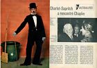 Coupure de presse Clipping 1971 Charlie Chaplin Alice Sapritch   (4 pages)