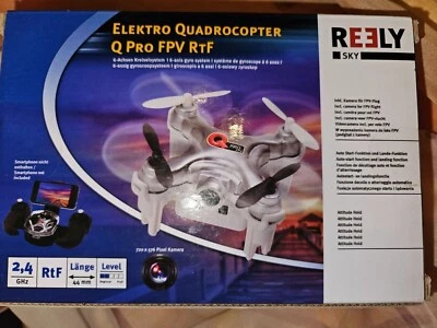 Elektro Quadcopter mit Kamera Reely Q Pro Fpv Rtf NEU mit Kamera Hobbyaufgabe - Bild 1 von 4