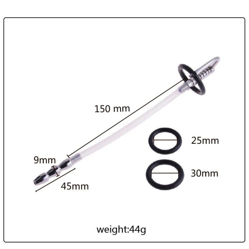 Metal Penis Plug Stretcher BDSM Dilator Device Stainless Steel for Male Sex Toys - Image 1 of 4