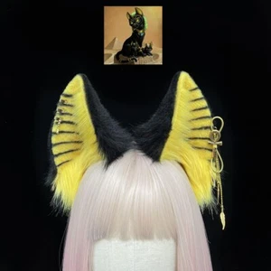 Katzengott Bastet altägyptische Mythologie Kriegsgöttin wild KC Tier Ohr Cosplay - Bild 1 von 9