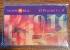 Vintage Pacific Bell $5.00 Prepaid Phone Card Sealed Unused