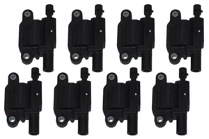 FiTech 79200 Ignition Coil Set with LED Spark Indicators, 8 Pack for LS3 - Picture 1 of 8