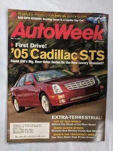 AutoWeek Magazine July 12 2004 '05 Cadillac STS M185 - Foto 1 di 1