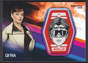 2018 Topps Solo A Star Wars Story Manufactured Patches #MP-QH Qi'ra