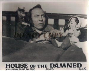 HOUSE OF THE DAMNED MICHAEL DUNN CARMEN SEVILLA  SET OF 8 10"X8" CARDS