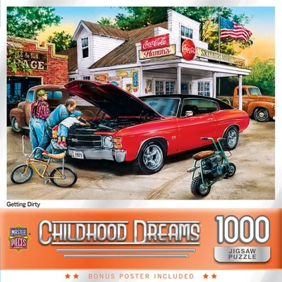 MasterPieces - Childhood Dreams - Getting Dirty 1000 Piece Jigsaw Puzzle - Image 1 of 4