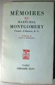 Mémoires du Maréchal Montgomery Vicomte d'Alamein K.G | Bon état - Picture 1 of 1