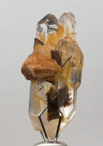 14 CARATI BROOKITE NATURALE INCLUSIONE CRISTALLO DI QUARZO PAKISTAN, (AO-24), - Foto 1 di 15