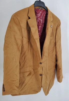 Blazer Nautica Para Hombres 44L Abrigo Deportivo Gamuza Look Dos Botones Poliéster Chaqueta Foto 1 de 4