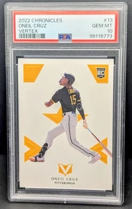 Oneil Cruz Rookie 2022! Panini Cronache Vertex! Classificato - PSA 10!! - Foto 1 di 2