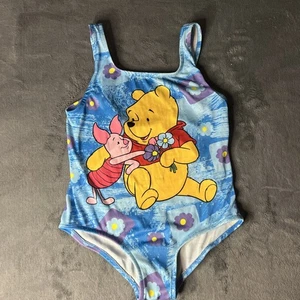 Costume da bagno vintage Winnie The Pooh anni '90-2000 taglia 5 bambino Piglet Pooh - Foto 1 di 14