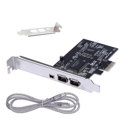 1 PC 3 Ports 1394A Firewire Expansion Card Accessories With Low Profile Bracket - Image 1 of 4
