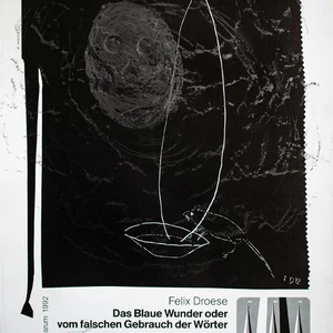 Felix Droese Das Blaue Wunder poster esposizione Lubecca sign stampa offset 1992 - Foto 1 di 3