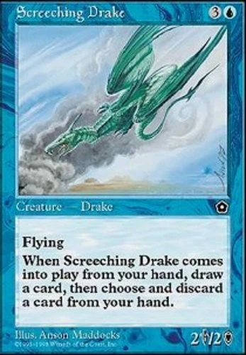 Screeching Drake - Portal Second Age # MTG Magic The Gathering - Image 1 of 1