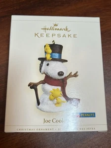 Hallmark Keepsake 2006 Joe Coolest Snoopy Snowman With Woodstock Ornament  - Picture 1 of 2