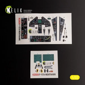Lockheed F-117A - Calcomanía 3D interior tipo 2 (para kit modelo trompetista) 1:32 K32028 - Imagen 1 de 5