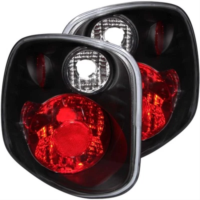 Anzo Version II Euro-Style Taillights Red/Clear Lens Black 1997-2001 Ford F-150 Foto 1 de 3