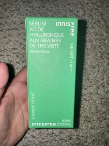 Innisfree Green Tea Seed Hyaluronic Facial Serum Korean 2.7 Fl Oz 80 ML Exp 9/26 - Picture 1 of 2