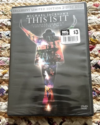Michael Jackson THIS IS IT  Exclusive Limited Ed 2-Disc DVD  NEW - Image 1 of 2