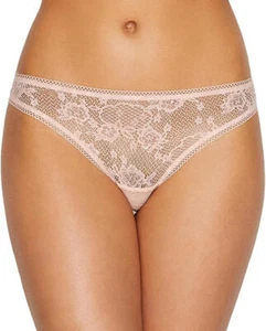 OnGossamer 289064 Women's Racy Lace Hip Bikini Panty, Blush, L - Picture 1 of 2