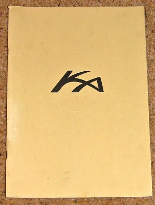 1996 FORD KA Launch Sales Brochure - Ka Ka2 Colours Textured Outer Cover - Image 1 of 4