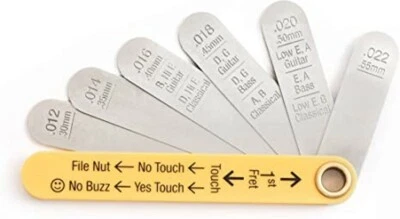 Herramienta de calibre de ranura de altura de tuerca de precisión Music Nomad (MN601) Foto 1 de 4