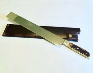 Gran califa y vaina kosher, cuchillo de sacrificio kosher Daakas, hecho a pedido - Imagen 1 de 11