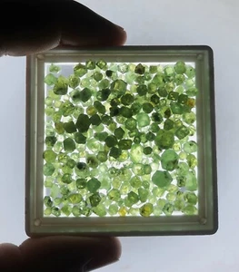 Natural Demontoid Garnet Crystals From Balochistan Pakistan.  - Picture 1 of 4