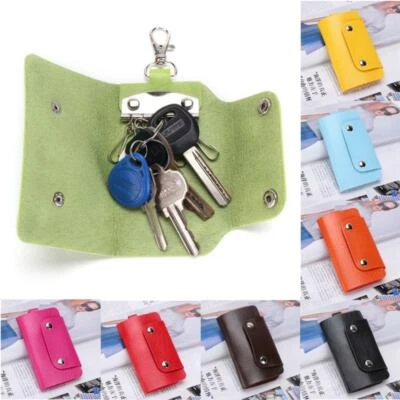 Cartera para llaves Cartera Estuche Soporte Llavero Bolsa Seguro Colgador Regalo Mujeres Hombres
