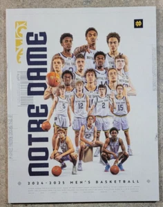 Programa/anuario de baloncesto irlandés de lucha de Notre Dame 2024-2025 - Como nuevo - Imagen 1 de 1