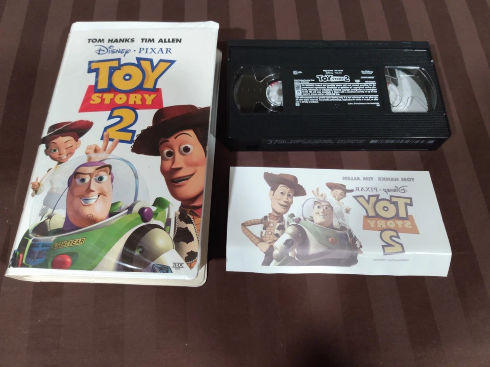 Toy Story 2  (VHS 1999) With RARE Original Iron-on Patch Foto 1 de 1