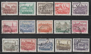 Poland 1960-61 SC# 947 - 963 - Historic Towns - Used Lot # 131 - Picture 1 of 2
