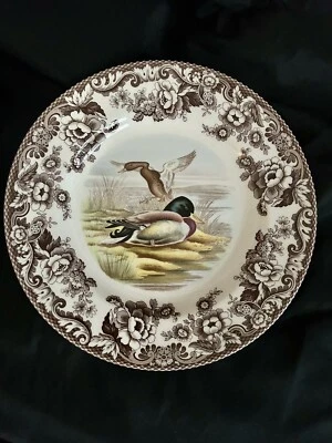 Spode Woodland Mallard Duck 10.5” Dinner Plate NEW - Image 1 of 4