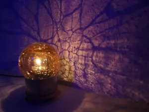Crashglas Lampe Nachttischlampe *E5 - Bild 1 von 2