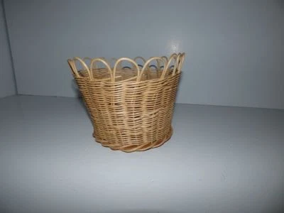 Übertopf Körbchen Korb Blumen Blumenkörbchen geflochten 20 cm hoch Deko - Bild 1 von 4