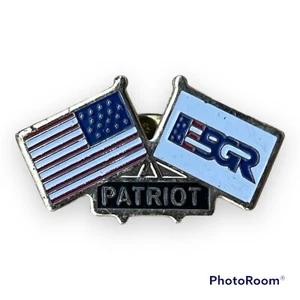Guard Reserve Pinback USA Patriot American Flag ESGR Employer Support Pin - Picture 1 of 3