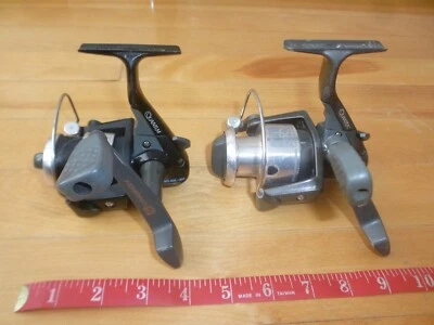 2 Vintage fishing reel Zebco Quantum Energy E2-2 E3-4, reels n deal - Bild 1 von 4