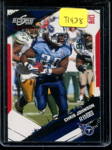 t1438 - 2009 Score Inscriptions Red Zone #283 Chris Johnson /30 - NM-MT - Picture 1 of 1